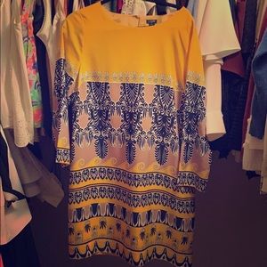 Perfect lined print dress